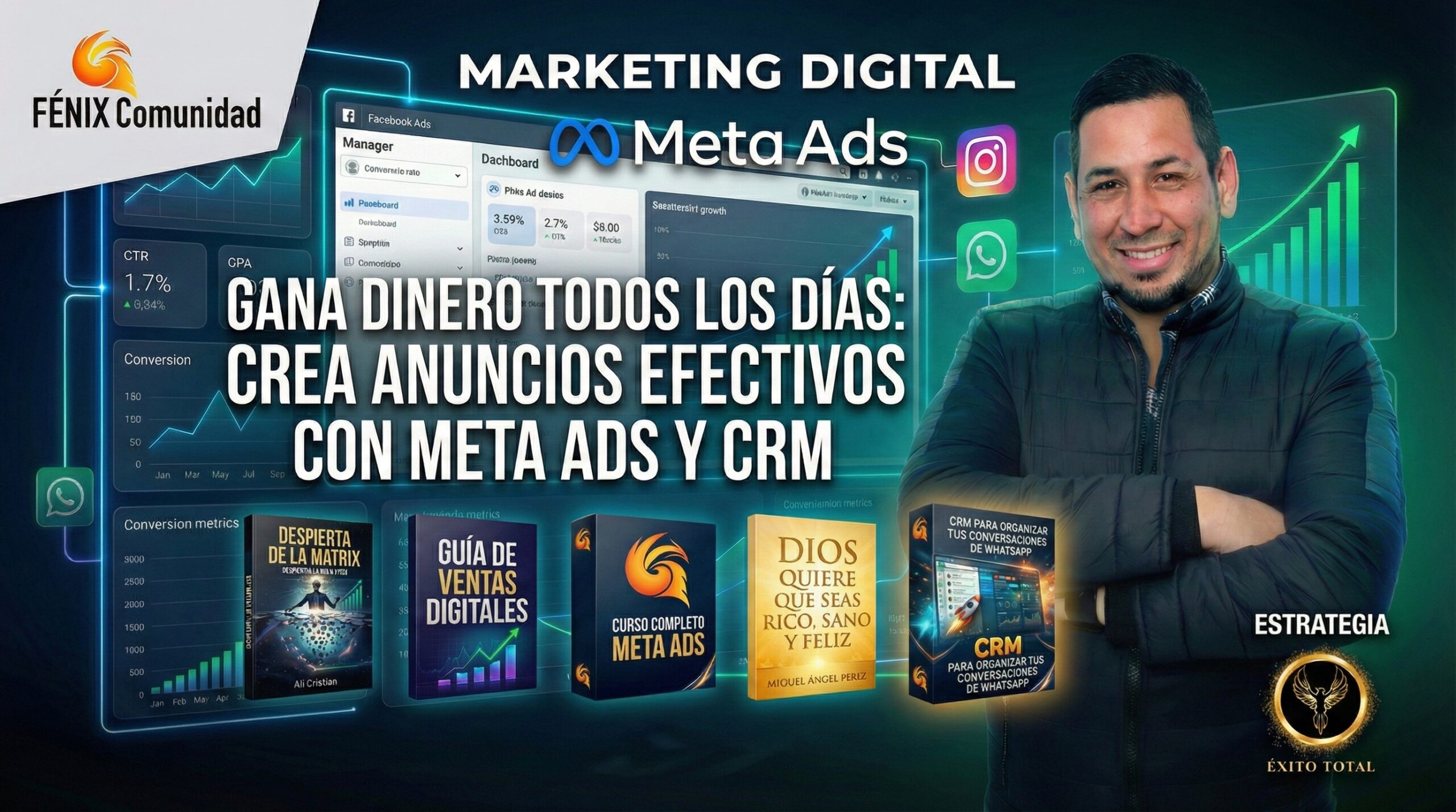 Gana Dinero Todos los Días: Crea Anuncios Efectivos con Meta Ads y CRM 💸📈